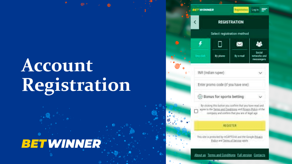 Betwinner Account Registration